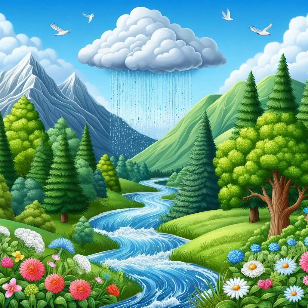 Imagine de copertă pentru Ciclul Apei în Natură și Importanța Acesteia pentru Sol